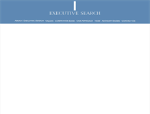 Tablet Screenshot of iexecutivesearch.com